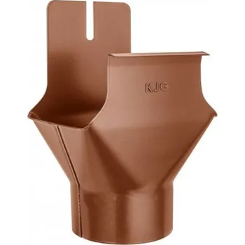 Střecha Kotlík pozinkovaný hranatý měděno hnědý 330/100 mm na kulatý svod