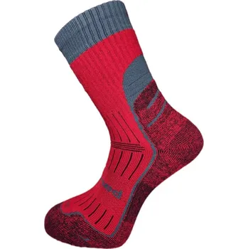 Pánské ponožky BX-7 DURABLE FUN bambusové ponožky BAMBOX 39-42 červená