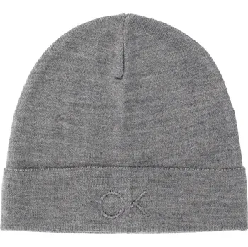 Pokrývka hlavy Calvin Klein Čepice EMBOSSED | Barva:šedý | Velikost:OS