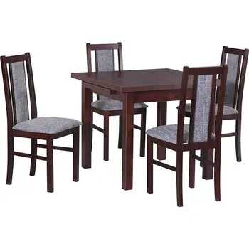 Jídelní set Jídelní set 4+1 Max 1 Vyberte Tkaninu:: Tkanina 18, Vyberte Moření:: Komplet grafit