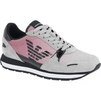 Dámská obuv Emporio Armani Tenisky s přídavkem kůže | Barva:růžová | Velikost:37