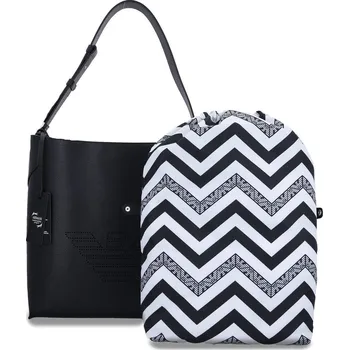 Kabelka Emporio Armani Kabelka shopper 2v1 černá
