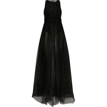 Dámské oblečení Elisabetta Franchi Šaty red carpet | Barva:černý | Velikost:36