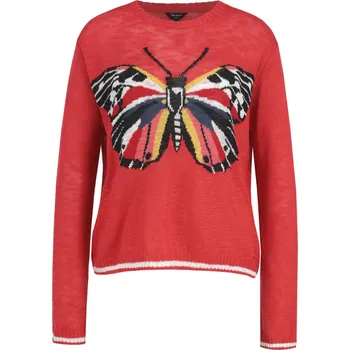 Dámský svetr Pepe Jeans London Svetr AZU | Barva:červený | Velikost:S