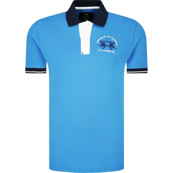 Pánské tričko La Martina Polokošile | Barva:modrý | Velikost:M