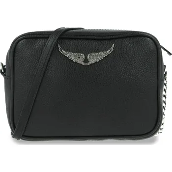 Kabelka Zadig&Voltaire Kůžoná crossbody kabelka | Barva:černý | Velikost:OS