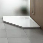 SanSwiss LIVADA sprchová vanička z litého mramoru 90 x 90 x 35 cm W20563609004