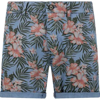 Oblečení a móda Pepe Jeans London Šortky queen floral | Barva:modrý | Velikost:33