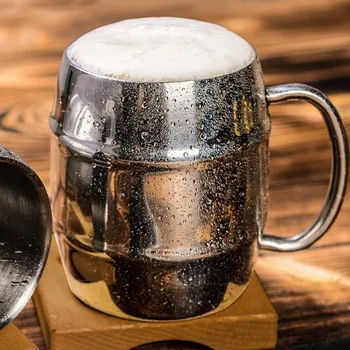 Kempingové nádobí Chladící korbel na pivo 1l