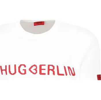 Pánské tričko HUGO Tričko drosal | Barva:bílý | Velikost:XXL