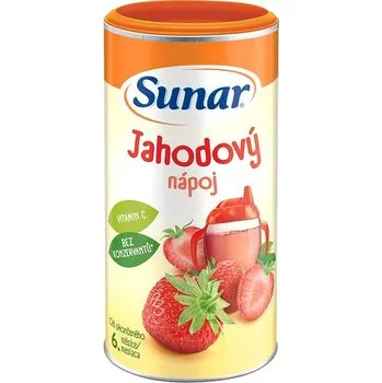 Kojenecká výživa Sunar rozpustný nápoj jahodový 6× 200 g
