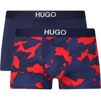 HUGO Boxerky 2-pack TRUNK BROTHER | Barva:tmavě modrá | Velikost:L