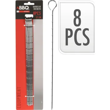 Zahradní gril Jehla 27cm, 8ks, plochá, gril, kov