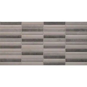 Obklad Getmi Vendy dekor 25x50 cm, tesela antracita