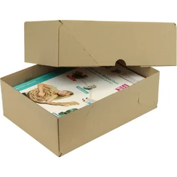 Karton Skládací krabice, vnitřní rozměry 305 x 215 x 100/100 mm, kvalita 1.02E