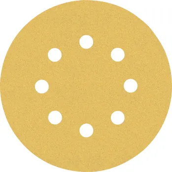 Brusný kotouč 5x Brusný papír do excentrické brusky Bosch C470 EXPERT - 125mm, zr.240, 8 otvorů (2608900809)
