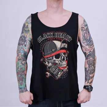 Pánské tílko Pánské Tílko BLACK HEART COMMANDER Barva: Černá, Velikost: XXL