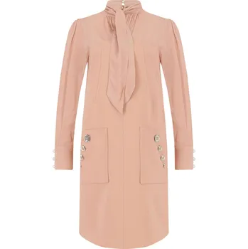Dámské šaty Elisabetta Franchi Šaty | Barva:pudrově růžový | Velikost:36