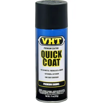 Barva ve spreji VHT rychleschnoucí barva, Lesklá Černá