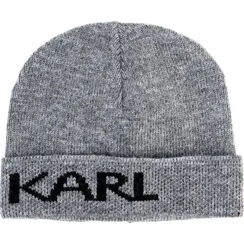 Čepice Karl Lagerfeld Čepice | Barva:šedý | Velikost:L