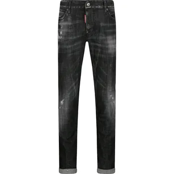 Pánské džíny Dsquared2 Džíny Slim Jean | Barva:grafitově šedý | Velikost:54