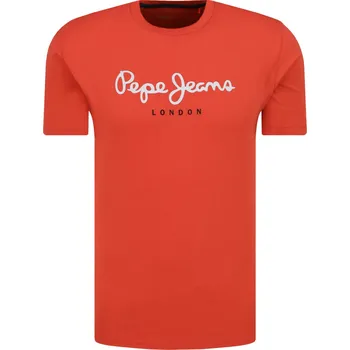 Pánské tričko Pepe Jeans London Tričko Eggo | Barva:červený | Velikost:XL