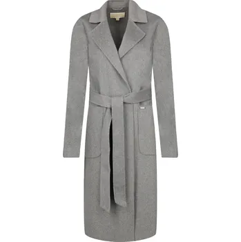 Dámský kabát Michael Kors Vlněný kabát | Barva:šedý | Velikost:XS
