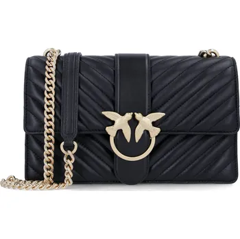 Kabelka Pinko Kůžoná crossbody kabelka LOVE CLASSIC ICON | Barva:černý | Velikost:OS
