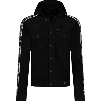 GUESS JEANS Džínová bunda ALLEN | Barva:černý | Velikost:XL
