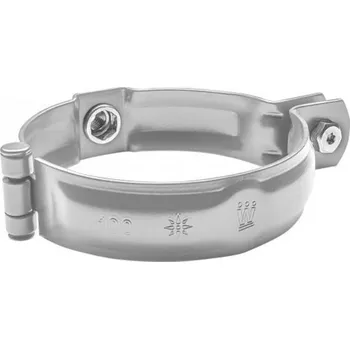 okap Objímka hliníková bílo hliníková 60 mm bez hrotu, s metrickým závitem M10