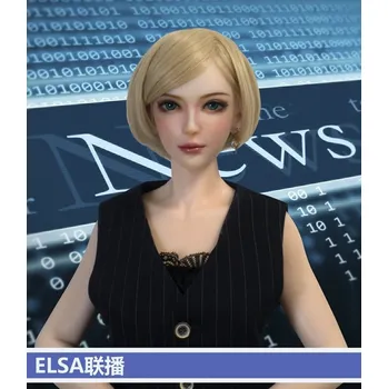 Silikonová panna Elsa-Babe Doll Elsababe sex-dolls Tanaka Miyuki 102cm / Anime Platinum Silicone Sex Doll