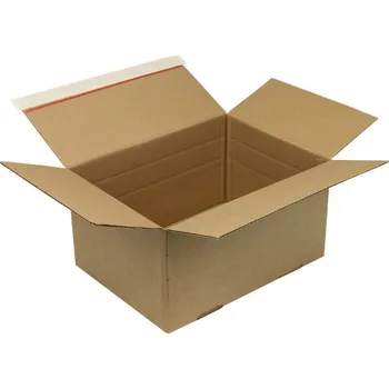 Karton Rychlouzavírací krabice, 1vrstvá, samolepicí klopa, 310 x 230 x 81-160 mm, kvalita 1.30B