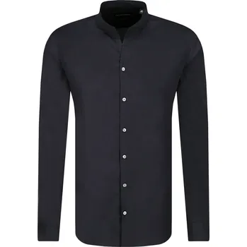 Pánská košile Emporio Armani Košile | Barva:černý | Velikost:42
