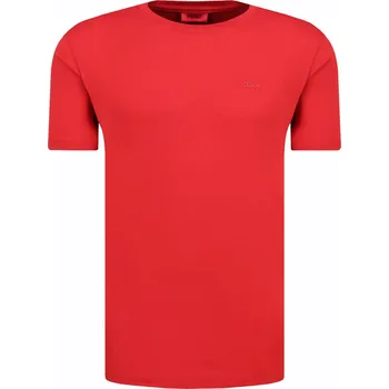 Pánské oblečení HUGO Tričko Dero 201 | Barva:červený | Velikost:M