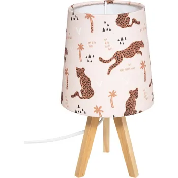 Dětské svítidlo Atmosphera for Kids Dětská noční lampička se stínidlem s motivem panter 13 x 23 cm