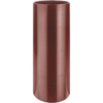 Plech plech hliníkový děrovaný 0,70 x 1000 mm ocelově červený RAL3009