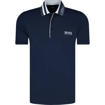 Pánská košile BOSS ATHLEISURE Polokošile Paule 3 | Barva:tmavě modrá | Velikost:L