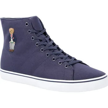 Pánské pantofle POLO RALPH LAUREN Plátěné tenisky SOLOMONIIINE | Barva:tmavě modrá | Velikost:42