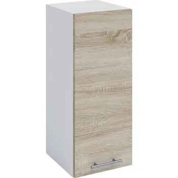 Kuchyňská skříňka Horní skříňka, dub sonoma / bílá, pravá, FABIANA W - 30