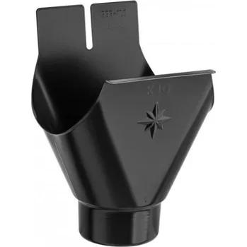 okap Kotlík pozinkovaný černý 250/60 mm