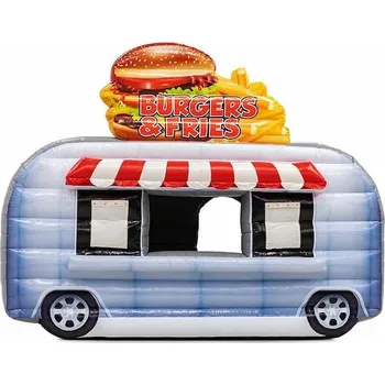 Skákací hrad Food Track - Burger nafukovací