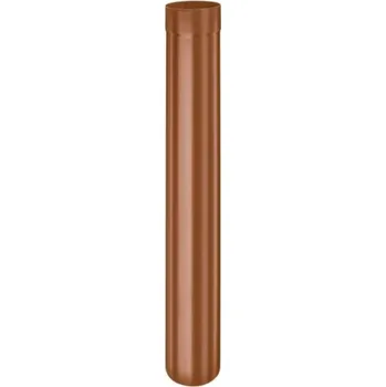 Střecha Svod pozinkovaný měděno hnědý 120 mm, délka 4 m