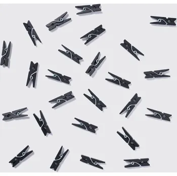 Kolíček na prádlo Mini kolíčky 2,5 cm | Černé, 25 ks