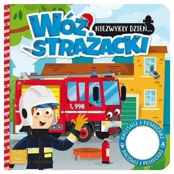 Cizojazyčná kniha Niezwykły dzień Wóz strażacki Książeczka z dźwiękiem - Anna Podgórska