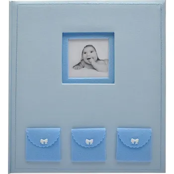 Fotoalbum KPH Heisler Handelsgesellschaft Bebe 33 x 30 cm modré 60 stran