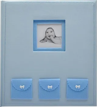 Fotoalbum KPH Heisler Handelsgesellschaft Bebe 33 x 30 cm modré 60 stran