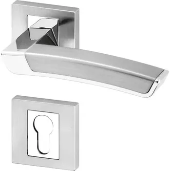 Dveřní kování ACT SERVIS ACT - Calla RHR Provedení: PZ (vložkový zámek), Povrch: Chrom/efekt nerez