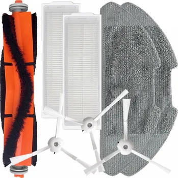 Sada příslušenství pro robotický vysavač Sada kartáčů a HEPA filtry pro XIAOMI Mi Robot Mop 2 Pro/2 Lite, 8ks