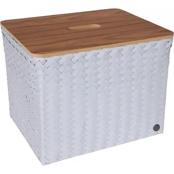 Úložný box HANDED BY Úložný koš s víkem Grand popular & lid, ice grey