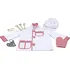 Karnevalový kostým Melissa & Doug Kostým Kuchař kompletní bílý/červený 3-6 let
